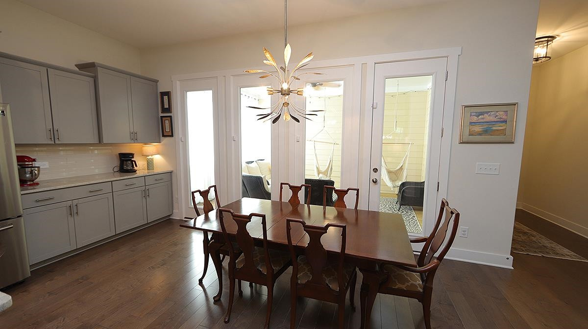 5526 Beardall Street Raleigh, NC 27616 - Photo 17 of 34 Plenty of room for a kitchen table and notice the extra cabinets as well. Breakfast Area