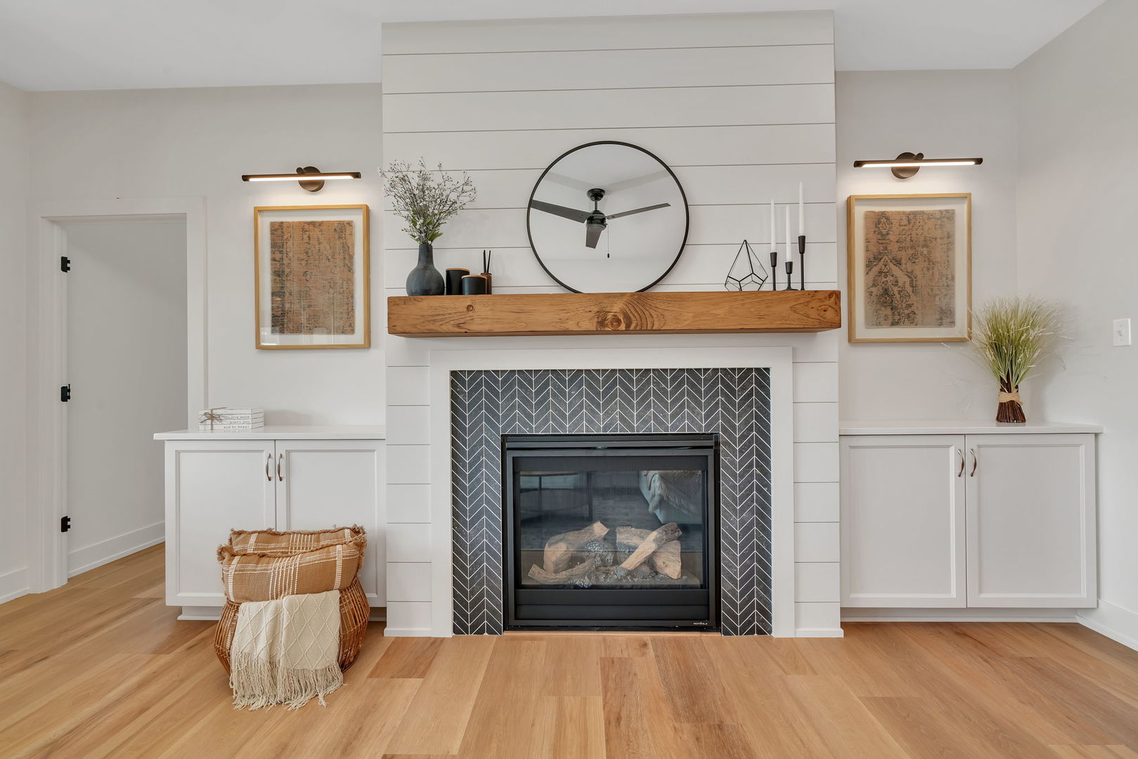 1074 Kinley Drive New Lenox, IL 60451 - Photo 15 of 37 a living room with furniture and a fireplace