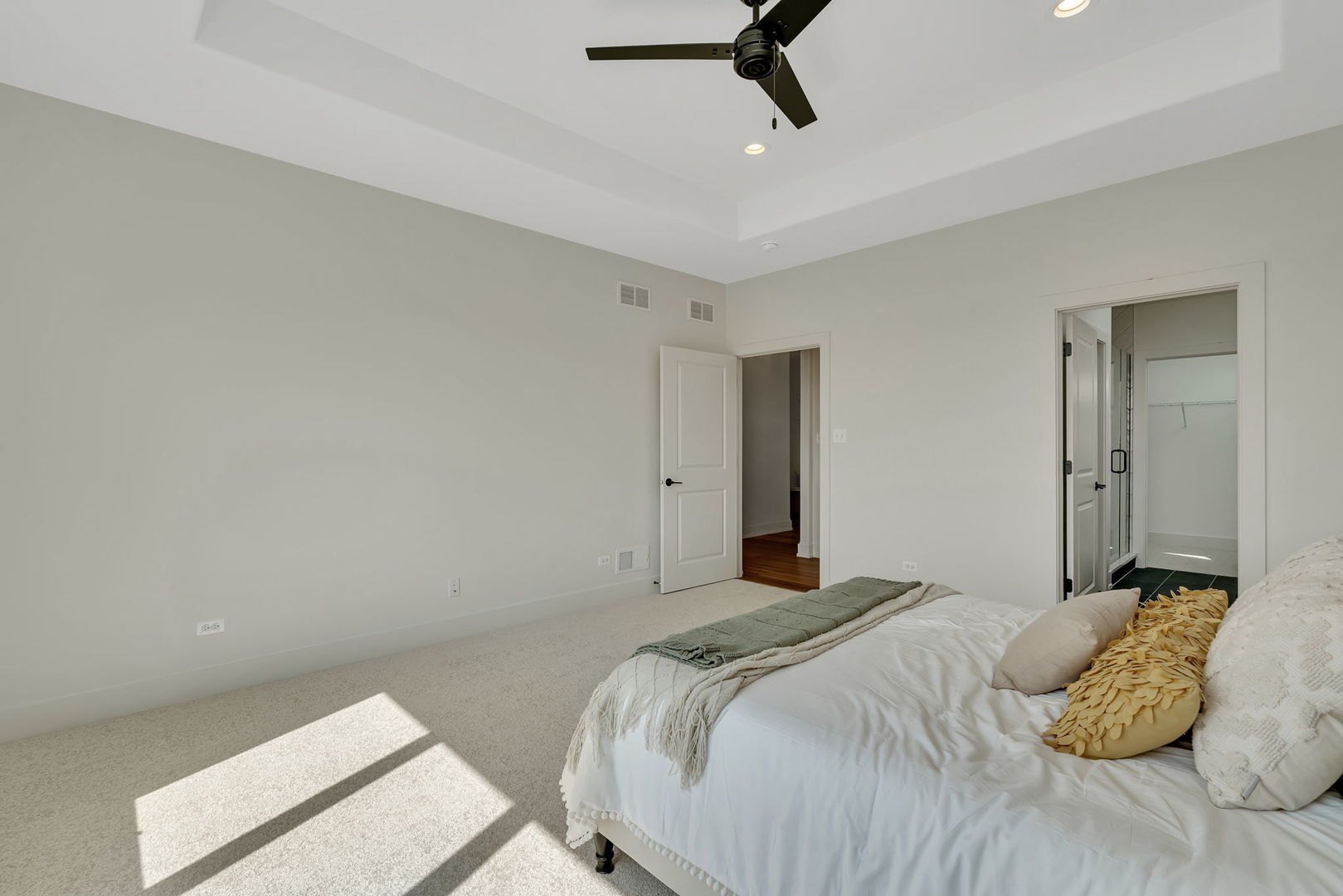 1074 Kinley Drive New Lenox, IL 60451 - Photo 18 of 37 a bedroom with a bed and closet