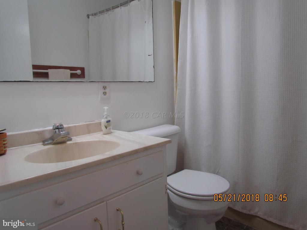 38 Sandyhook Road Ocean Pines, MD 21811 - Photo 23 of 33 a bathroom with a sink a toilet and mirror