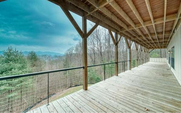 740 Chestnut Mountain Road Blairsville, GA 30512 - Photo 47 of 75 a view of balcony with wooden floor