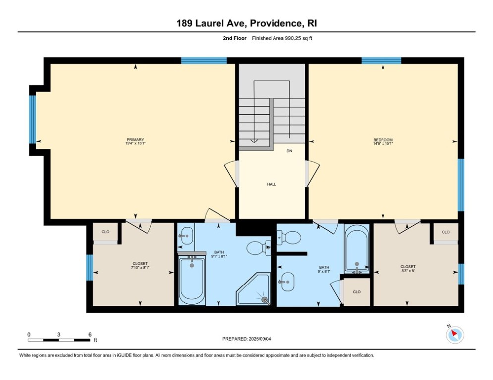 189 Laurel Avenue, Unit 189 Providence, RI 02906 - Photo 42 of 42 second floor plan