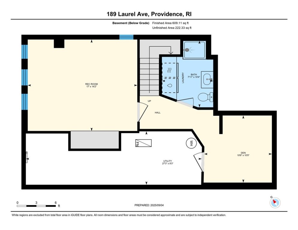 189 Laurel Avenue, Unit 189 Providence, RI 02906 - Photo 40 of 42 Lower level plan
