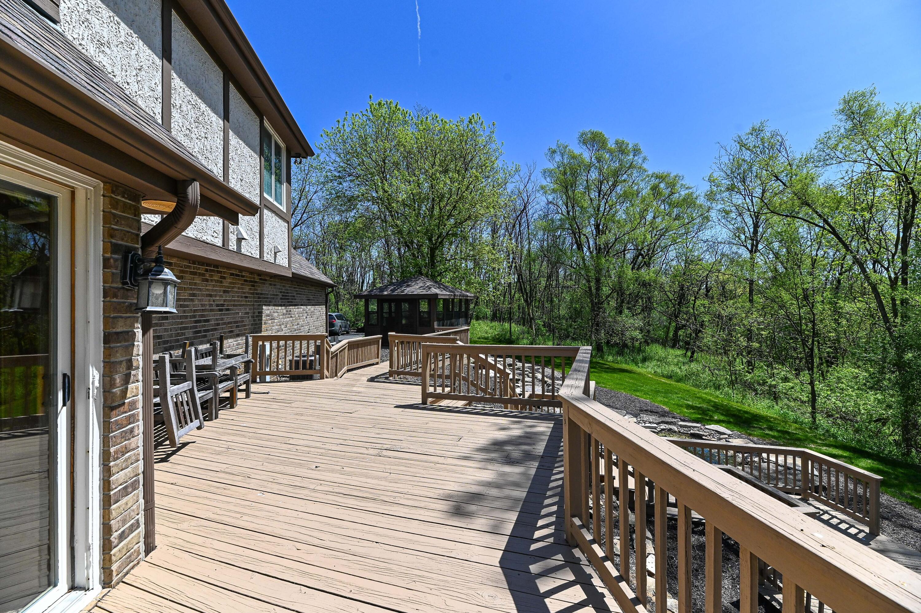 W2329 St Peters Road East Troy, WI 53120 - Photo 7 of 28 Another view of the deck