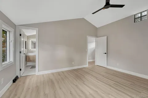 a close view of closet