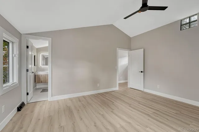 a close view of closet