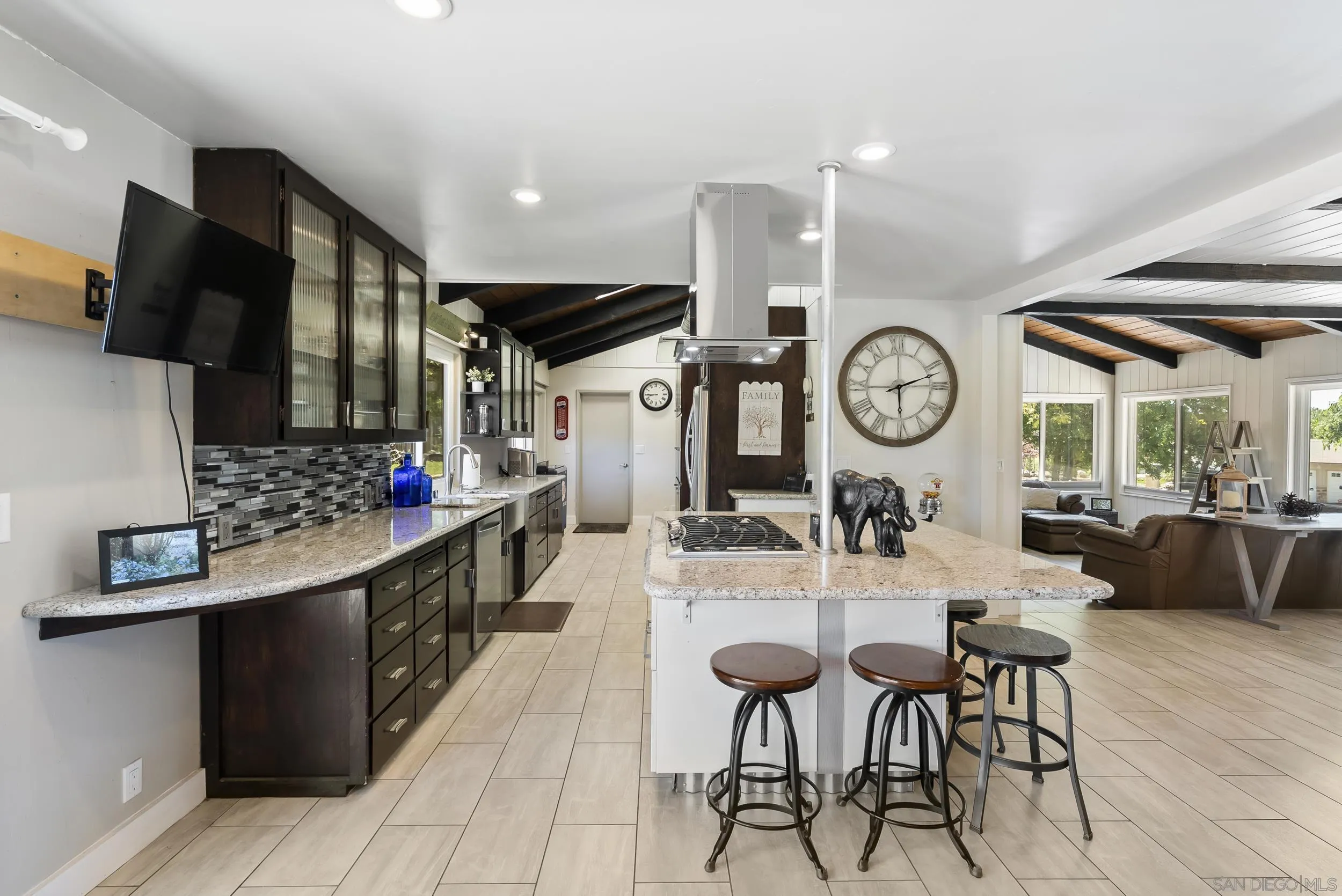 2824 Scenic View Road Alpine, CA 91901 - Photo 12 of 42 a large kitchen with a table and chairs