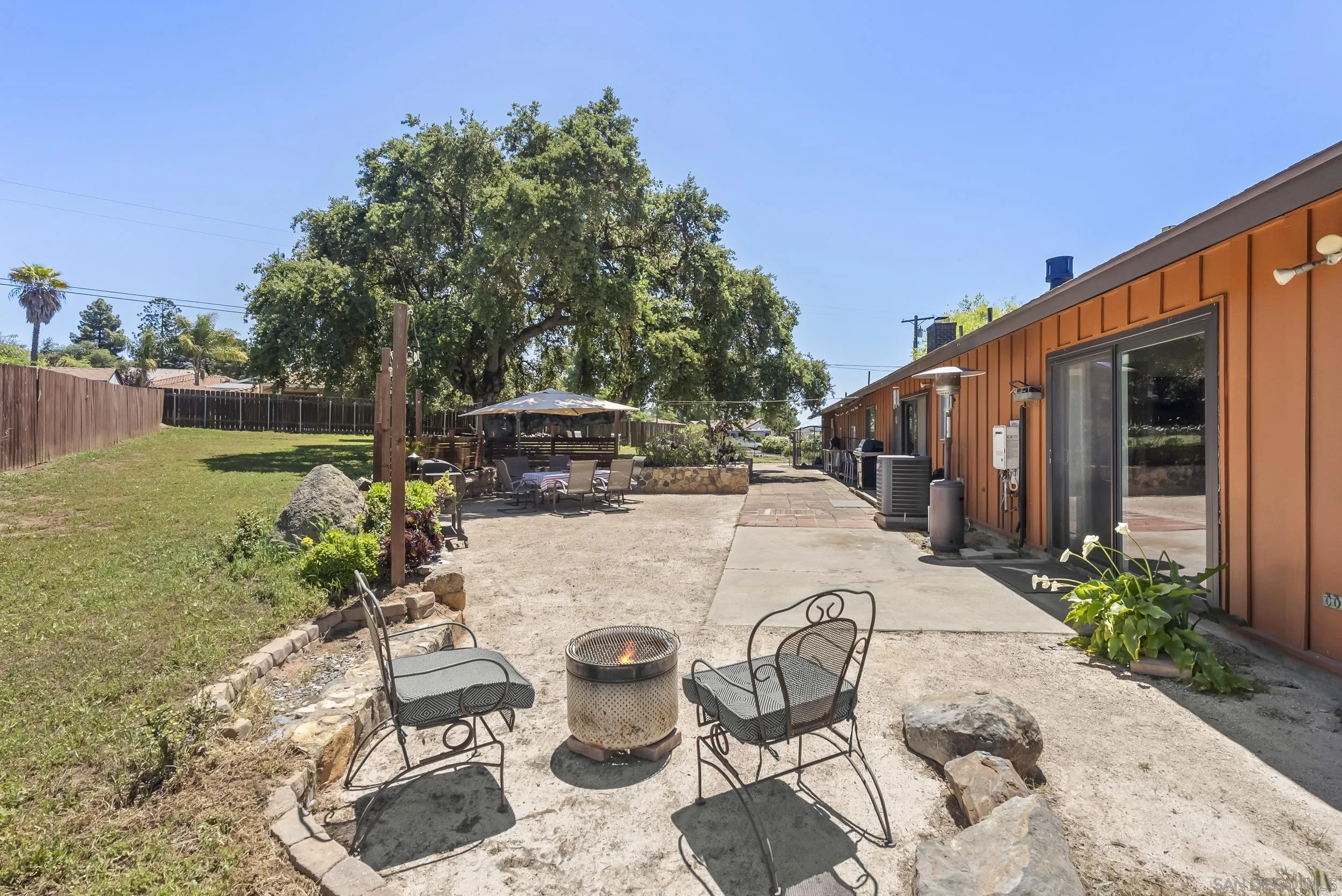 2824 Scenic View Road Alpine, CA 91901 - Photo 32 of 42 a view of a backyard with sitting area