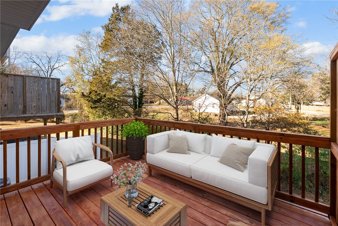 109 Brooklane Court Easley, SC 29642 - Photo 30 of 47 This spacious deck offers an inviting outdoor retreat with a serene natural backdrop.