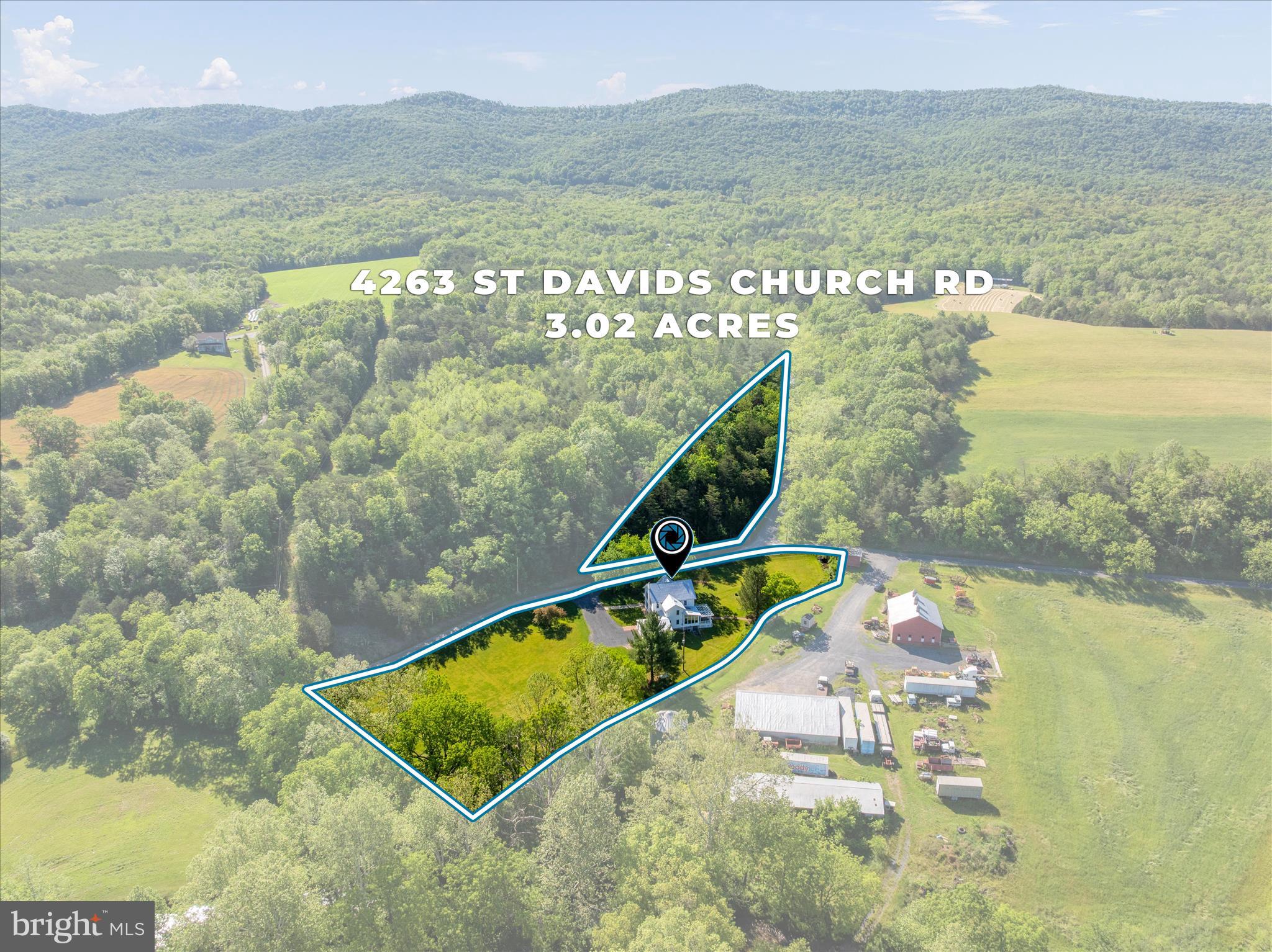 4263 St Davids Church Road Fort Valley, VA 22652 - Photo 55 of 60 Approx. 1 ac. across road. 2 ac. on house side