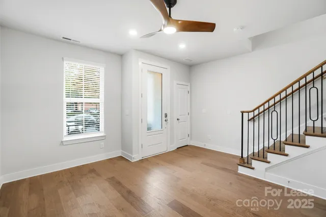 an empty room with window