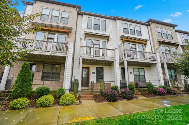 front view of a brick building