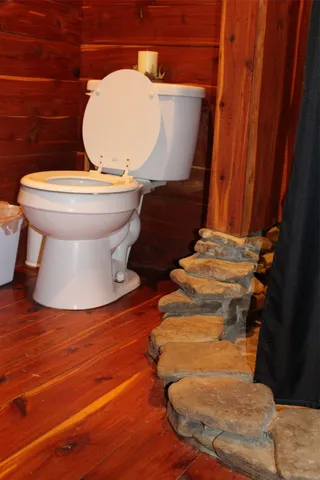 a view of wooden floor