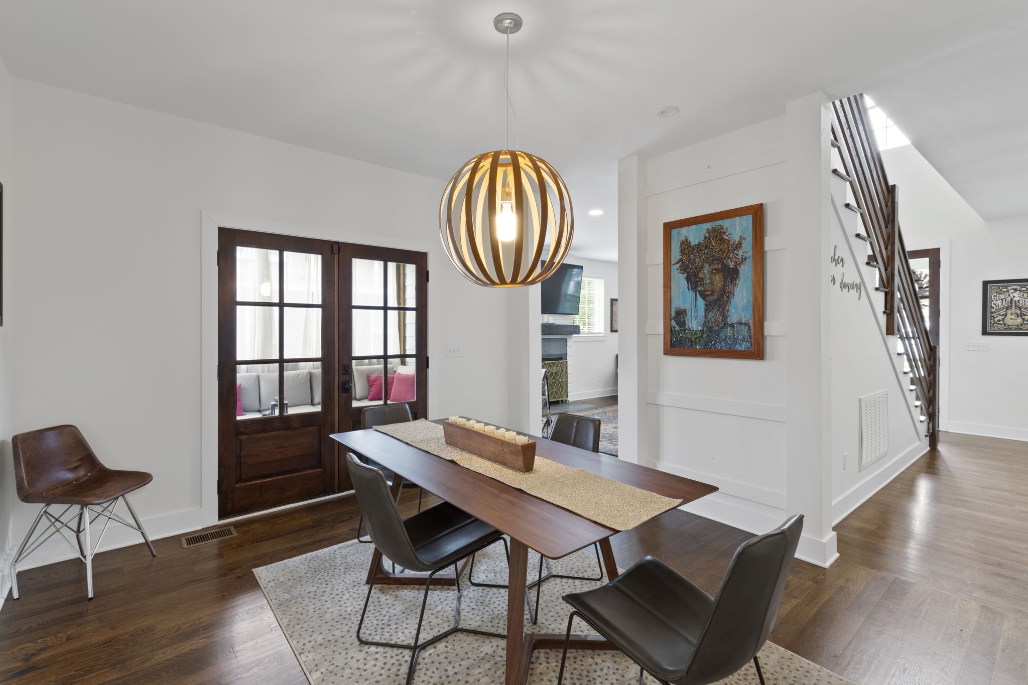 3209 Kinross Avenue Nashville, TN 37211 - Photo 12 of 48 a view of a dining room with furniture and wooden floor