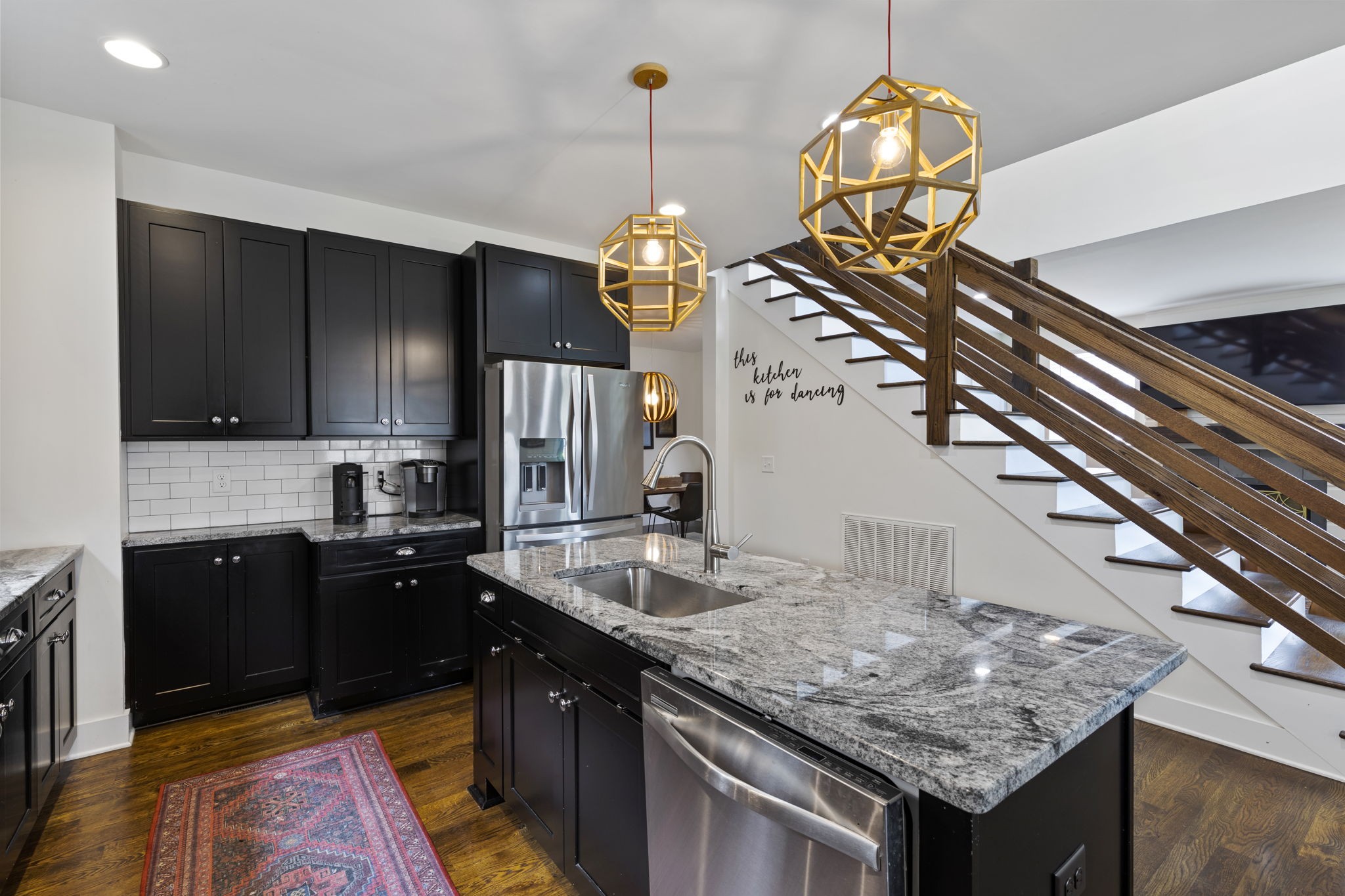 3209 Kinross Avenue Nashville, TN 37211 - Photo 16 of 48 a kitchen with granite countertop cabinets and refrigerator