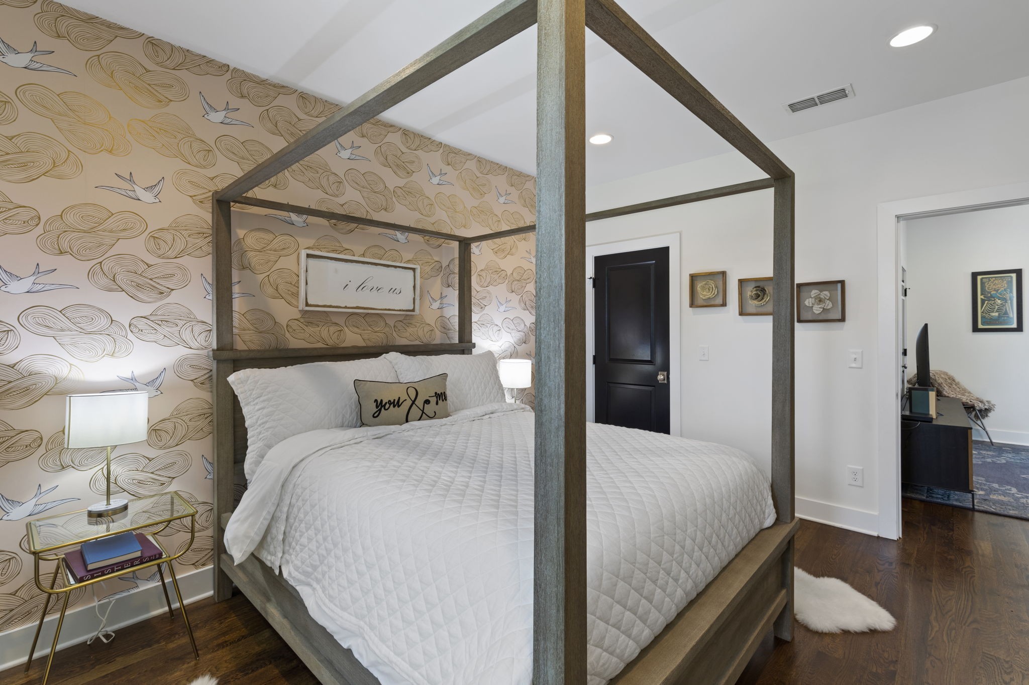 3209 Kinross Avenue Nashville, TN 37211 - Photo 34 of 48 a bedroom with a bed and a mirror