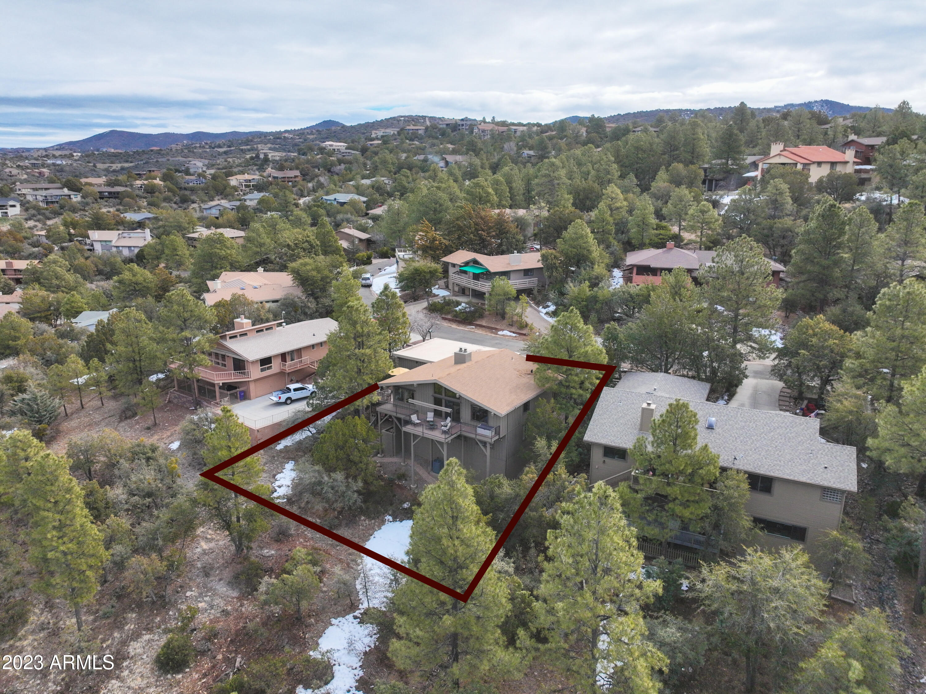 1160 Tanglewood Road Prescott, AZ 86303 - Photo 54 of 60 Aerial Overview 2