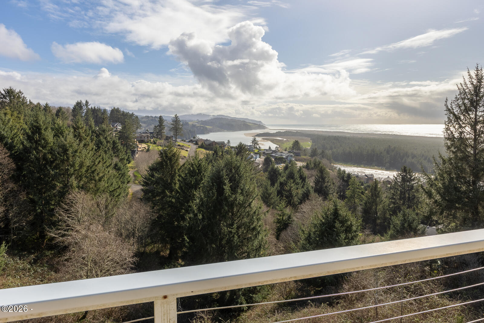 7415 East Summit Road Pacific City, OR 97135 - Photo 36 of 44 a view of a trees from a balcony