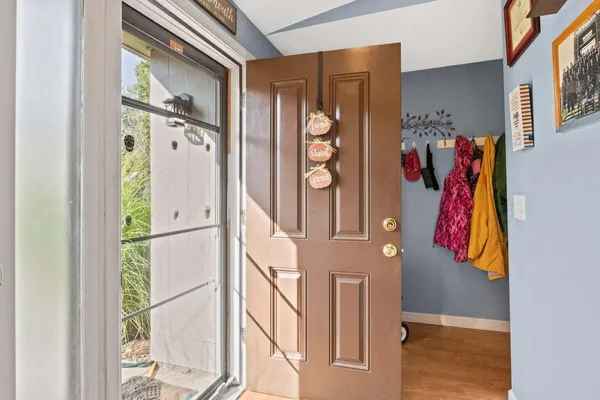 a view of a walk in closet