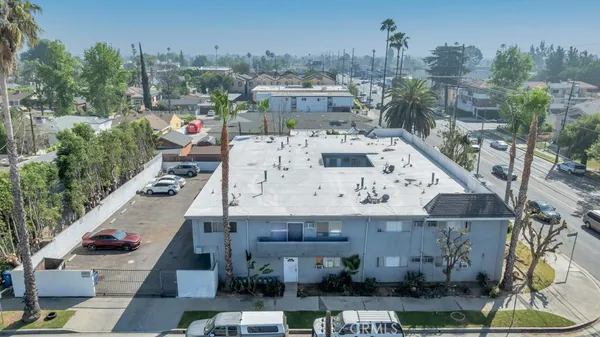 a view of city from balcony