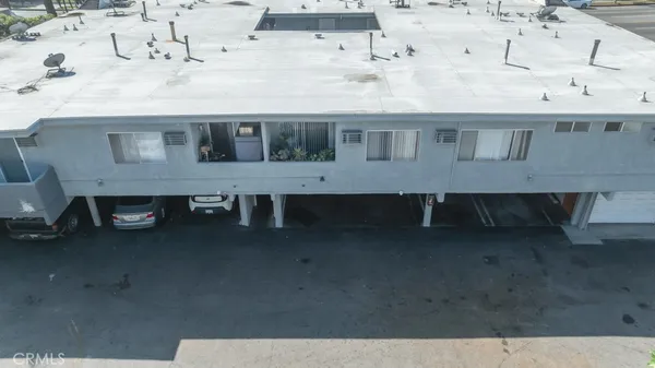 a view of a house with a balcony