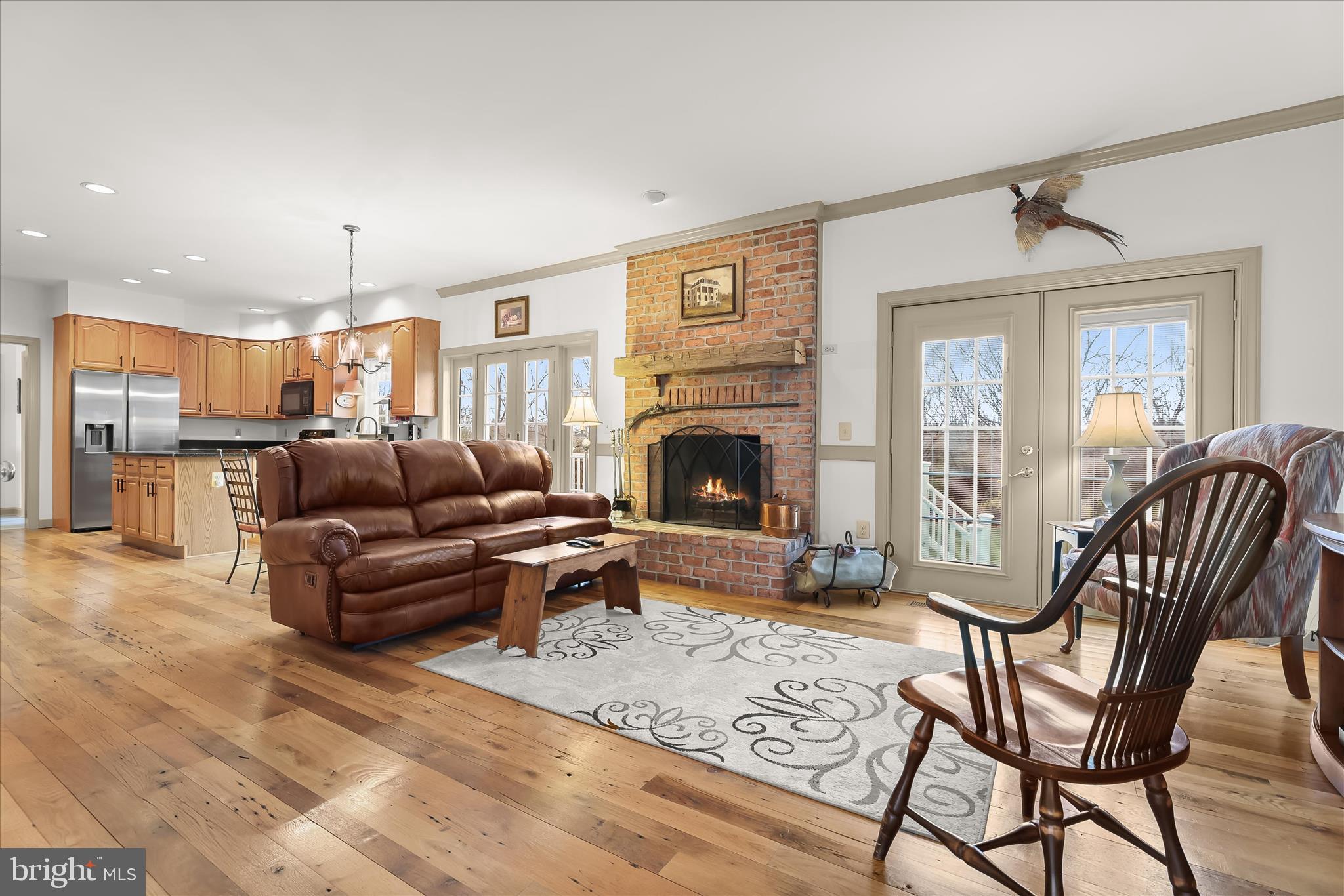1302 Random Ridge Road Westminster, MD 21157 - Photo 22 of 145 Brick Profile Fireplace - Access to Deck