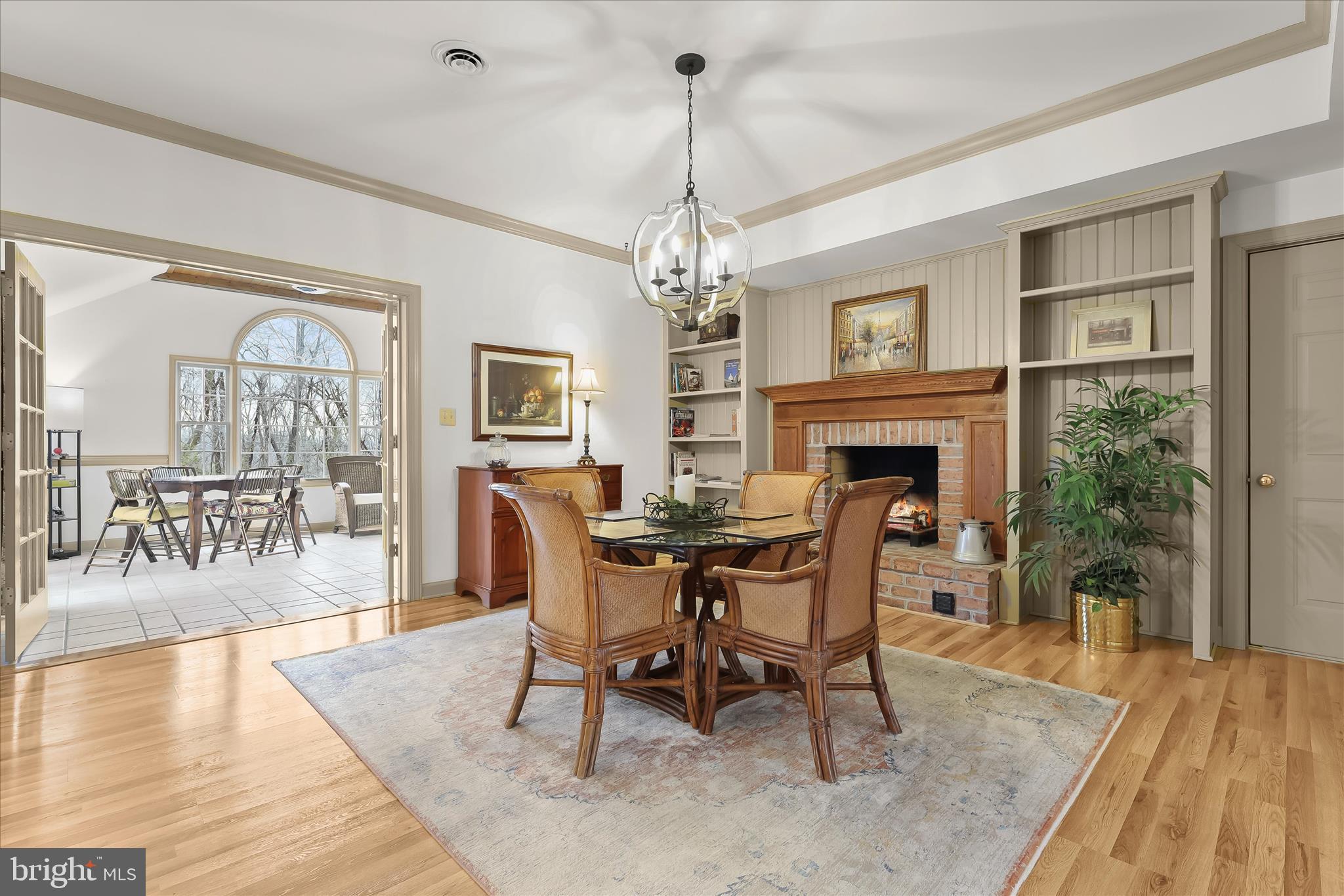 1302 Random Ridge Road Westminster, MD 21157 - Photo 93 of 145 Dining Room - Fireplace - Built-Ins