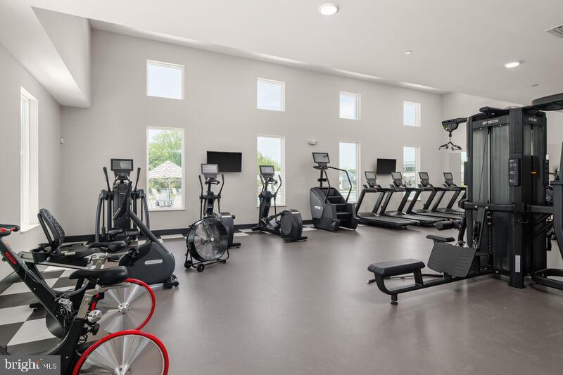 117 Summit Point Boulevard Bowie, MD 20716 - Photo 18 of 20 a view of a room with gym equipment