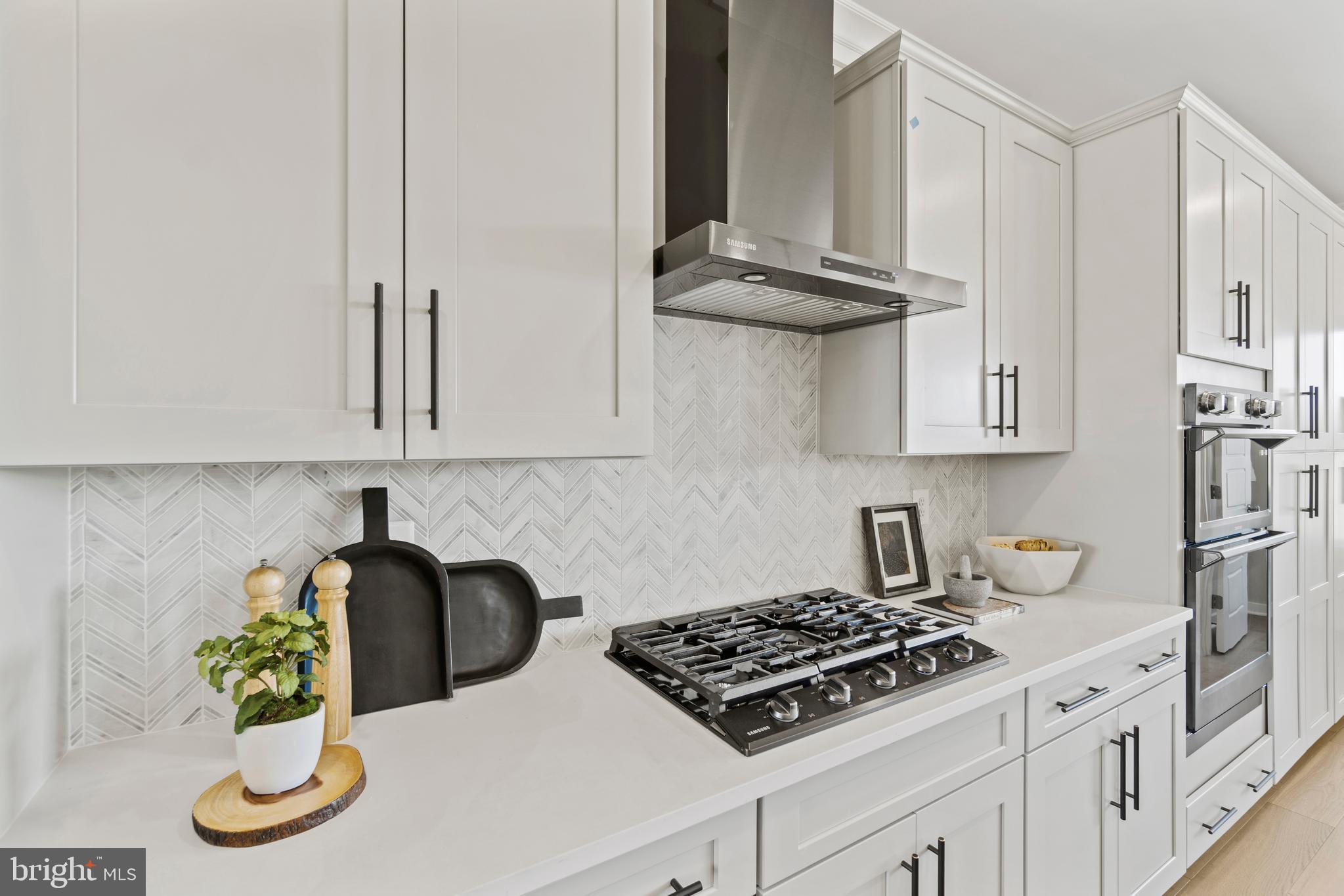117 Summit Point Boulevard Bowie, MD 20716 - Photo 3 of 20 a kitchen with stainless steel appliances granite countertop a sink stove and cabinets