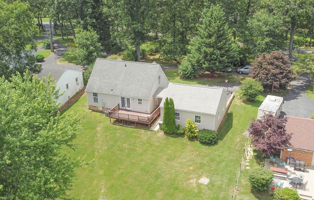79 Cattle Scales Road Waynesboro, VA 22980 - Photo 36 of 39 an aerial view of a house with swimming pool and garden view