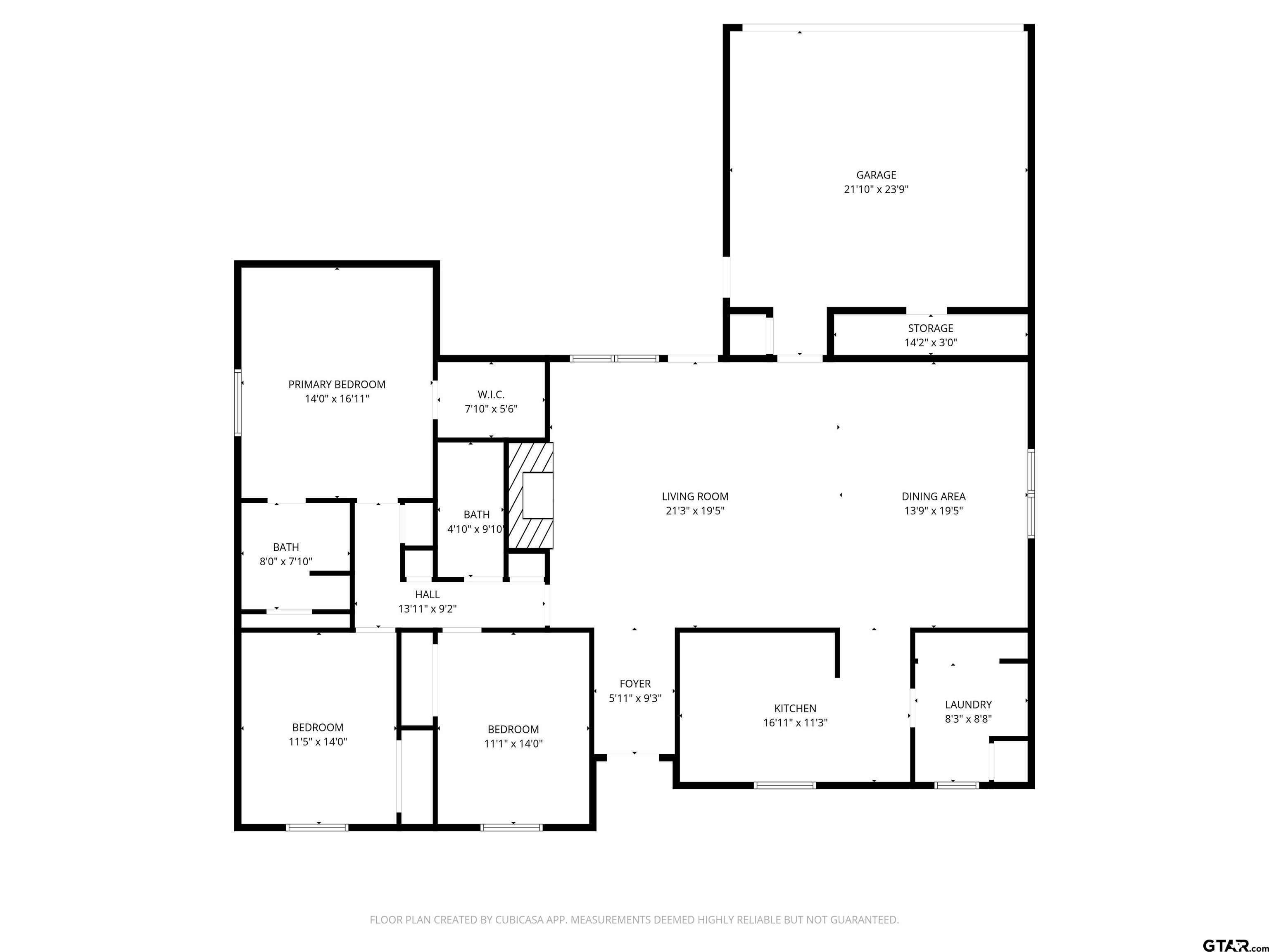 231 Quitman Street Pittsburg, TX 75686 - Photo 31 of 31 a picture of a floor plan