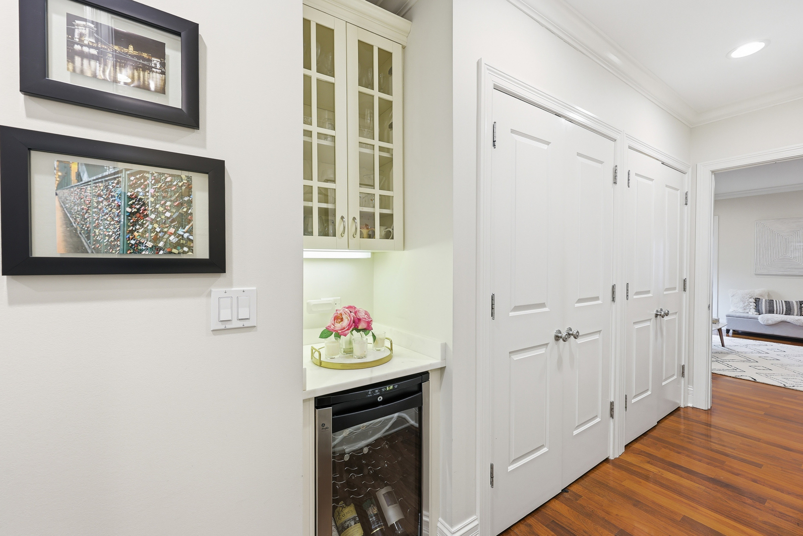 22 East Division Street, Unit 1 Chicago, IL 60610 - Photo 22 of 60 a view of kitchen with furniture and wooden floor