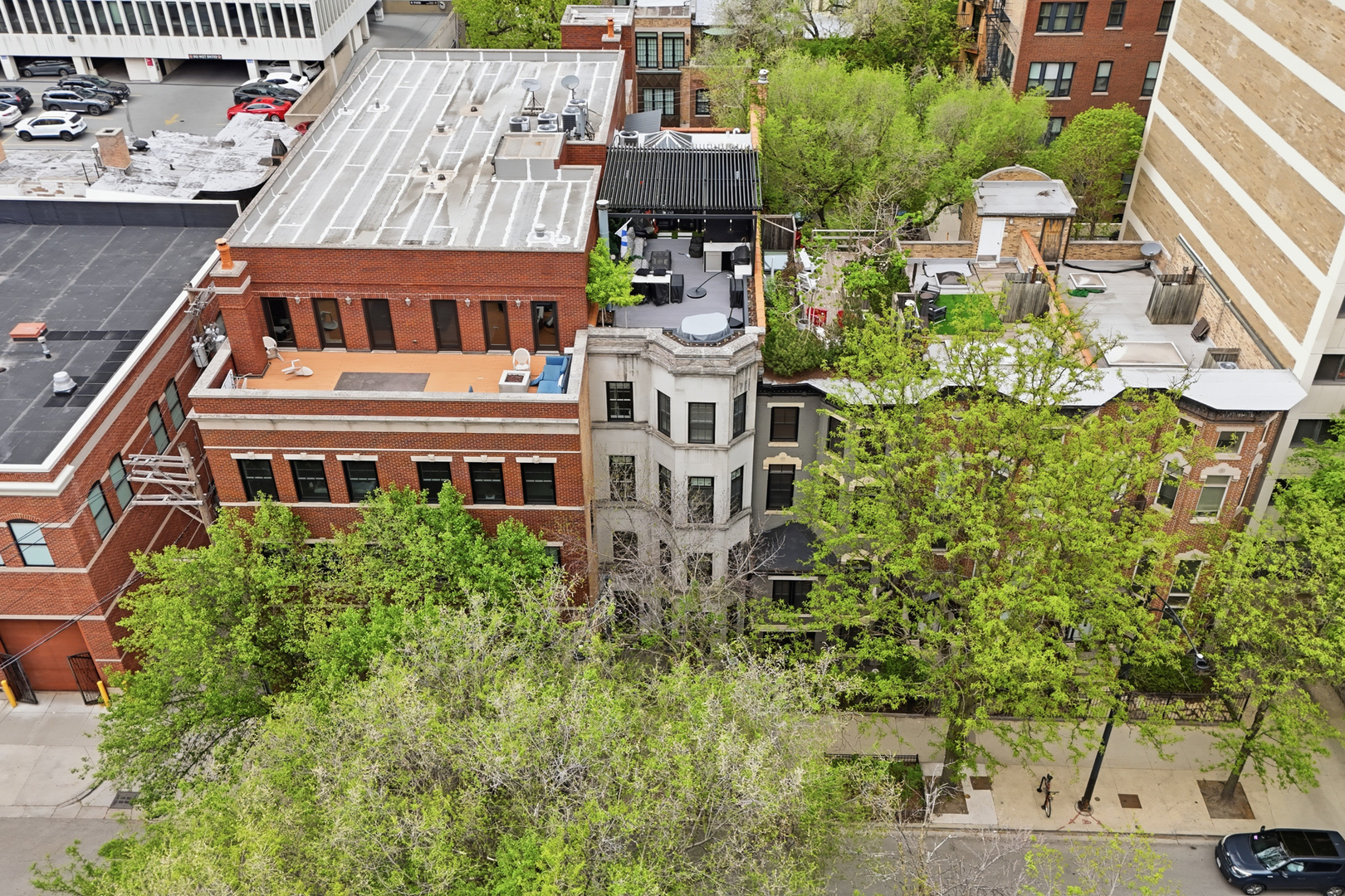 22 East Division Street, Unit 1 Chicago, IL 60610 - Photo 56 of 60 an aerial view of multi story residential apartment building