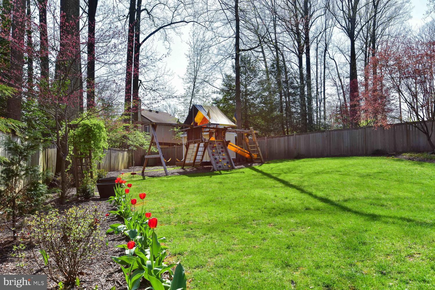 11803 Tree Fern Court Reston, VA 20191 - Photo 27 of 38 Gorgeous Fenced Back Yard with Swing Set and Shed