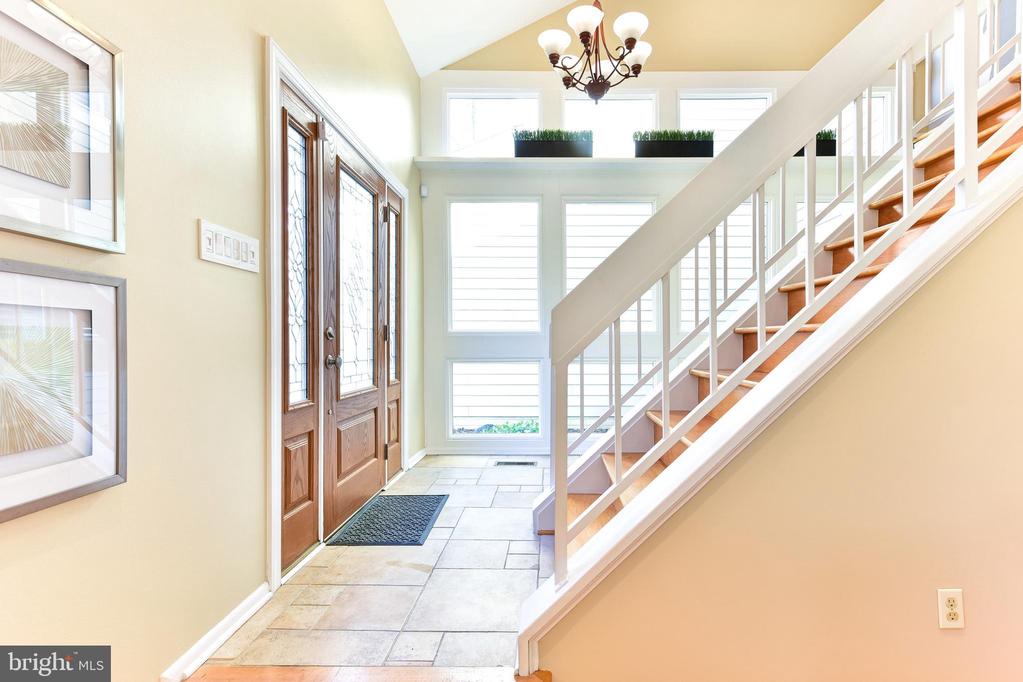 11803 Tree Fern Court Reston, VA 20191 - Photo 5 of 38 Entry Foyer with Windows Wall