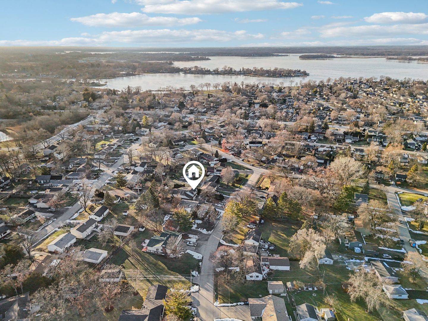 25283 Timber Lane Lake Villa, IL 60046 - Photo 47 of 49 an aerial view of a city