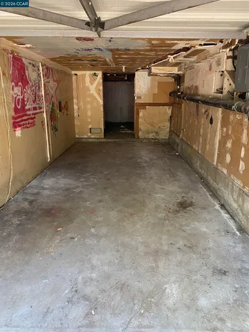 a view of storage and utility room