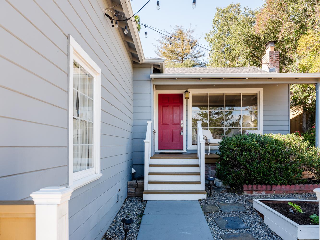 802 Covington Road Belmont, CA 94002 - Photo 3 of 28 a front view of house with stairs