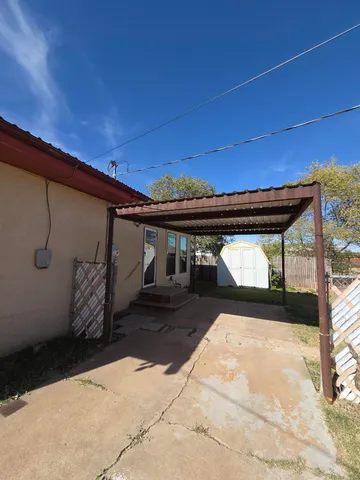 a view of a car garage