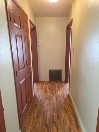 a view of wooden floor in a room