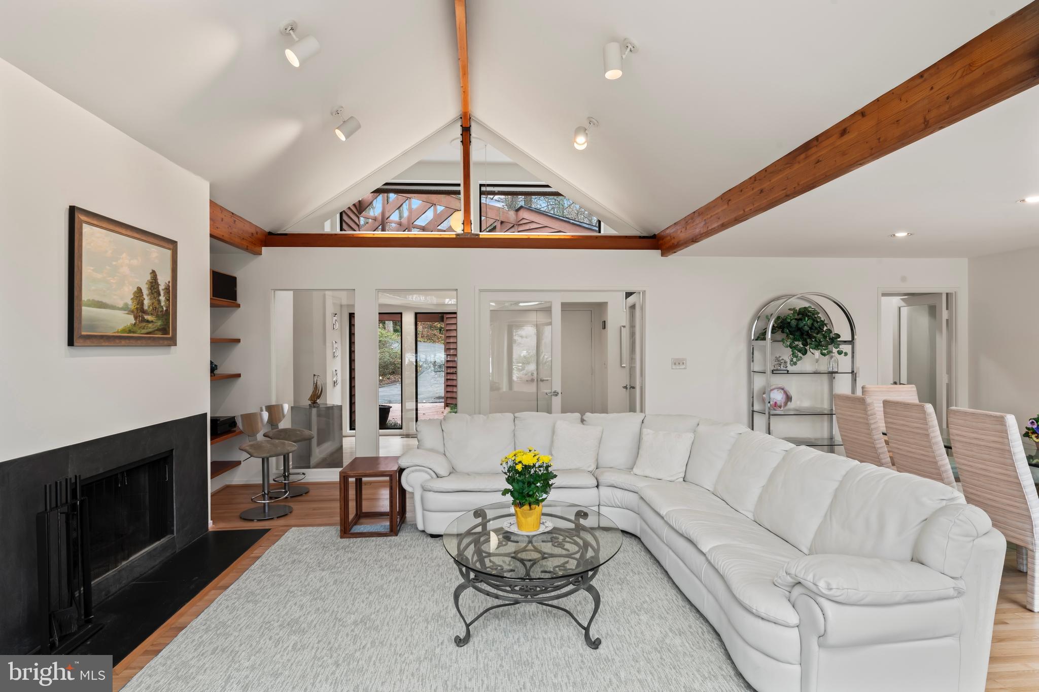 11286 Spyglass Cove Lane Reston, VA 20191 - Photo 4 of 20 Living Room with wood burning fireplace
