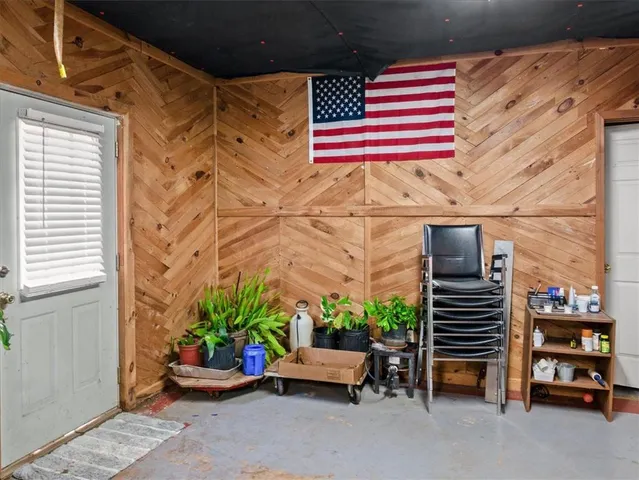 a view of storage and utility room