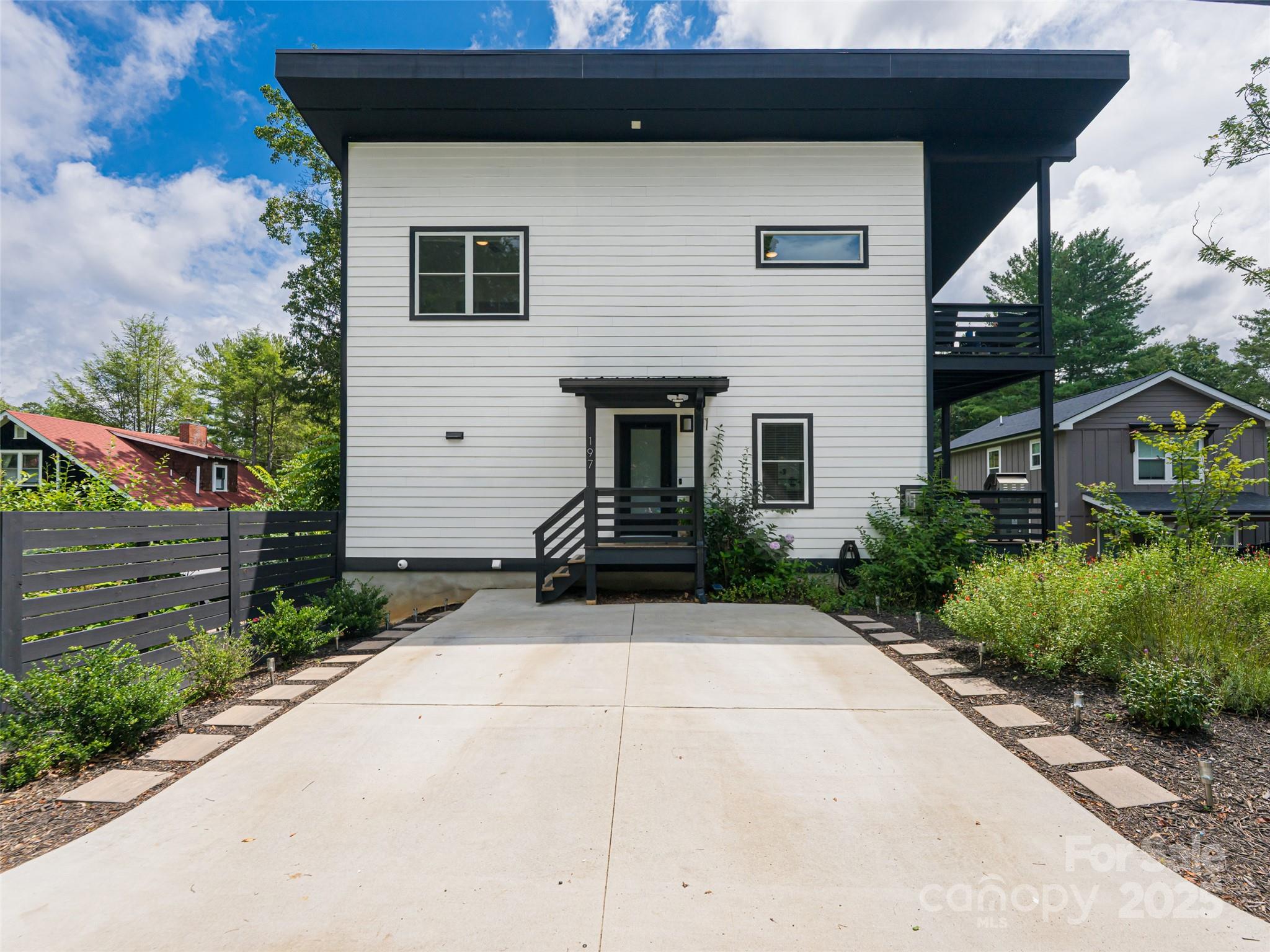197 Chatham Road Asheville, NC 28804 - Photo 45 of 46 a house view with a garden space
