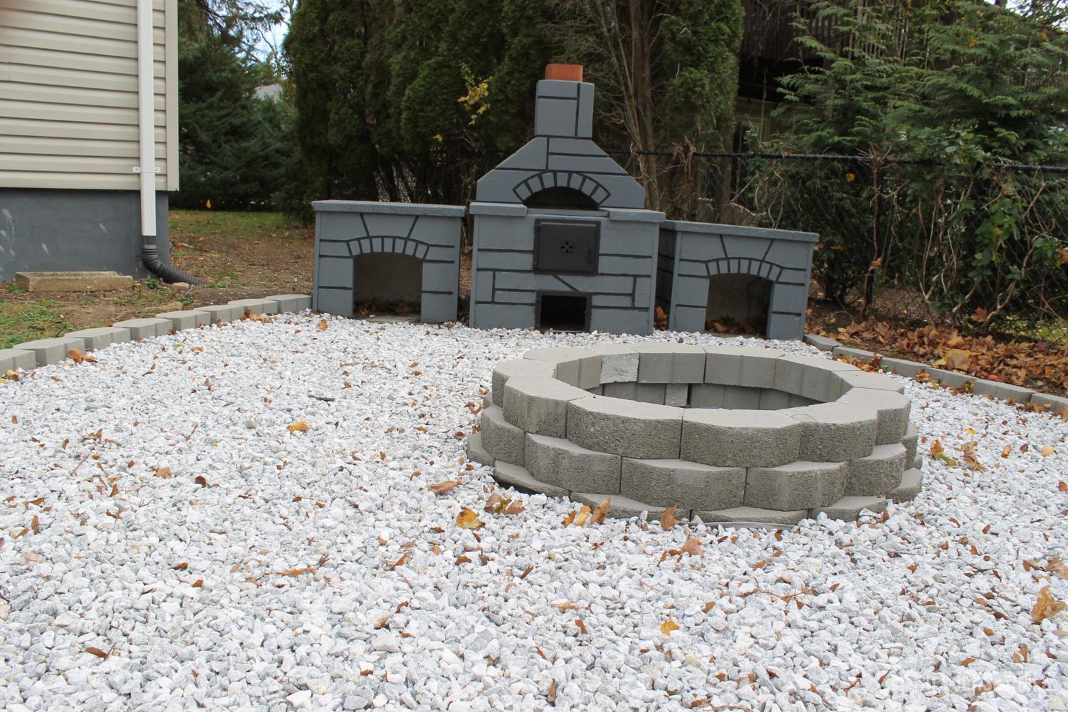 1 Sussex Road East Brunswick, NJ 08816 - Photo 59 of 60 a view of a fireplace in the backyard