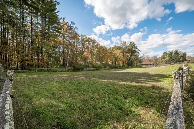 a view of a green field