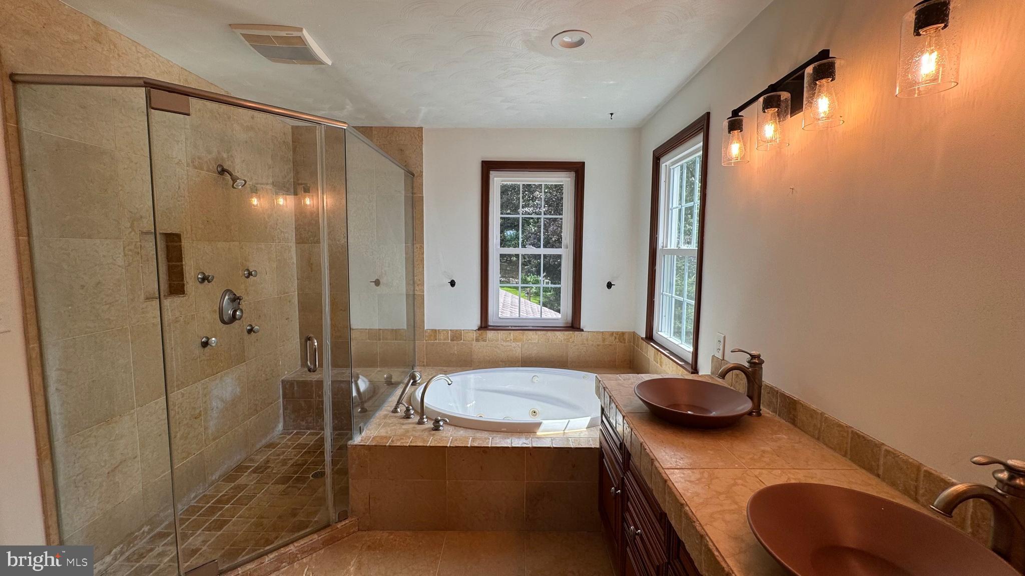 345 Jasmine Drive Hanover, PA 17331 - Photo 54 of 80 a bathroom with a granite countertop sink and a mirror