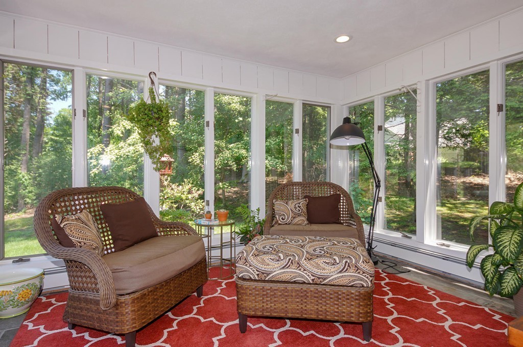 8 Tamarack Road Weston, MA 02493 - Photo 18 of 23 a living room with furniture and floor to ceiling windows