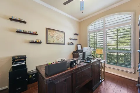 a room with furniture and window