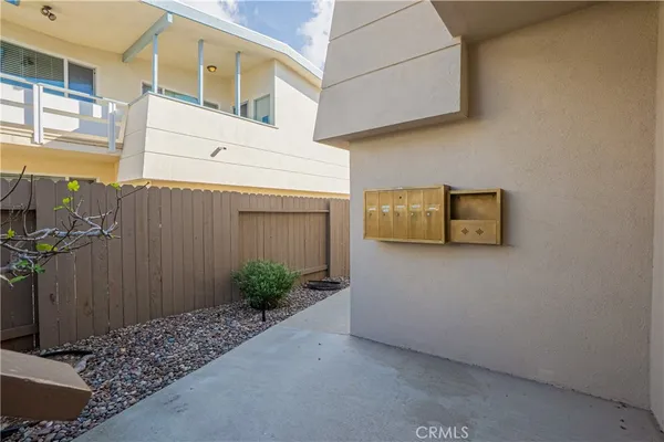 a view of a building with a street