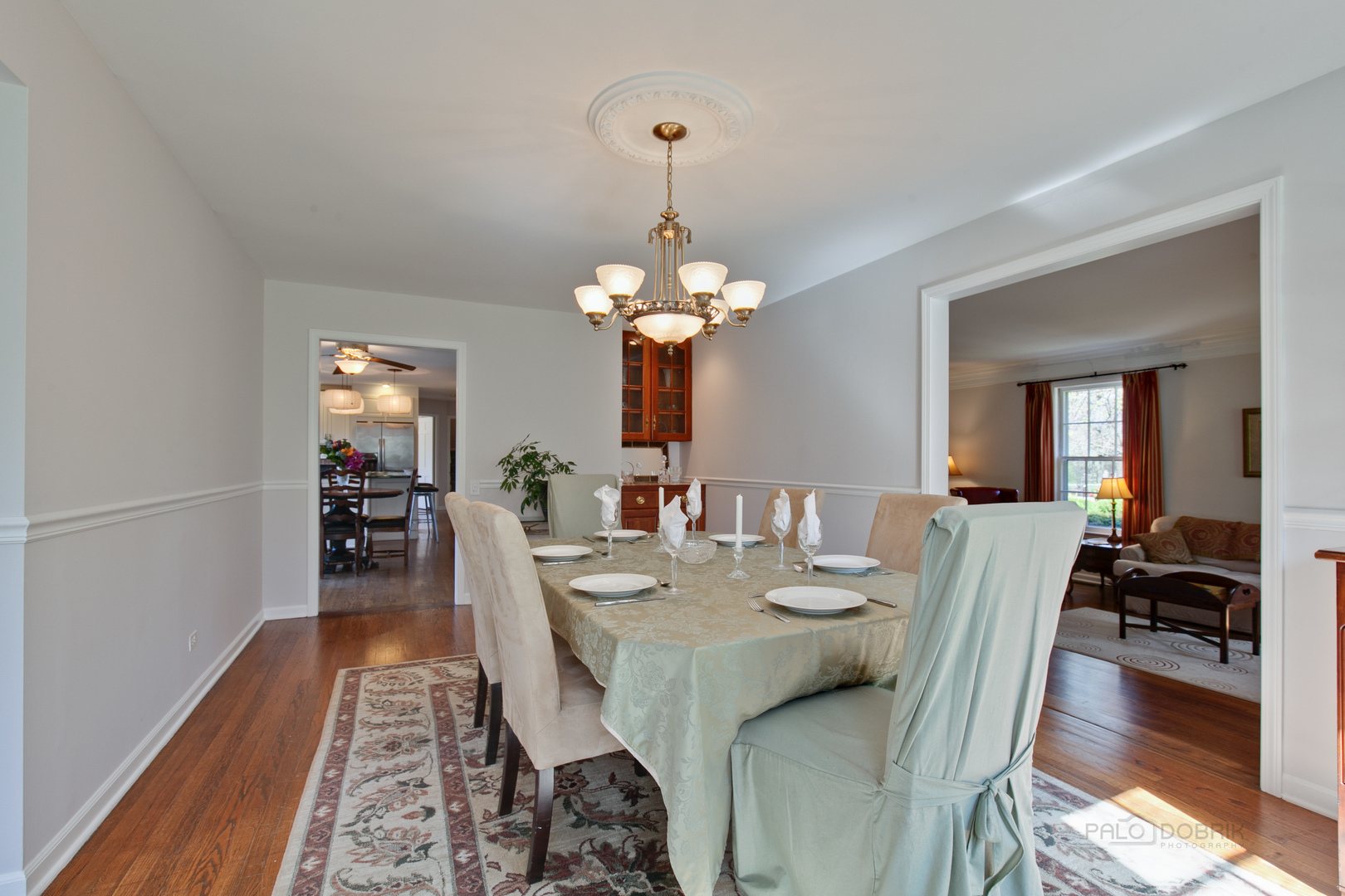 1991 Pheasant Trail Inverness, IL 60067 - Photo 13 of 53 a view of a dining room with furniture and wooden floor